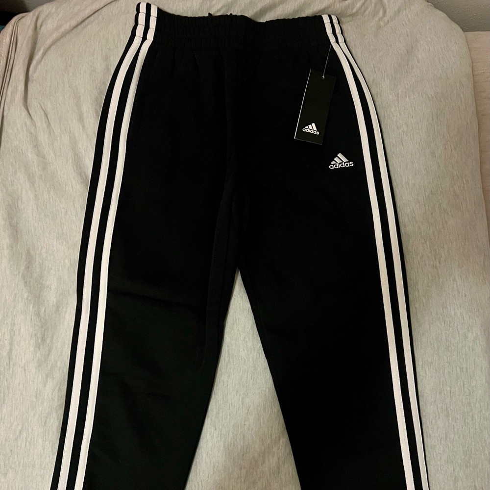 Adidas Girls Black Joggers size M